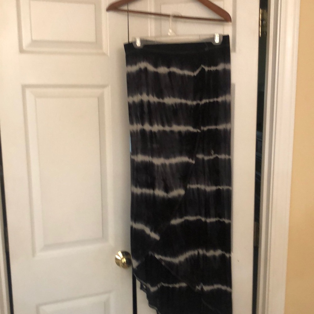 Pho wrap cotton tie dye skirt
